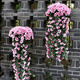thumbnail image 5 of "2pcs Flores Artificial Wisteria Decoración Boda Hogar Fiesta Malubero, Rosa ", 5 of 5