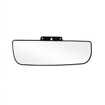 80262 - Fit System Passenger Side Non-heated Mirror Glass w/ backing plate, Chevrolet Express Full Size Van, GMC Savana Full Size Van 08-18, 2 5/ 16" x 7 3/ 8" x 7 3/ 8" (bottom lens)