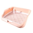 thumbnail image 4 of Orinal para cachorros con esquina de entrenamiento para perros pequeños y medianos, inodoro portátil para interiores, recinto para orinar para Rosa, 4 of 8