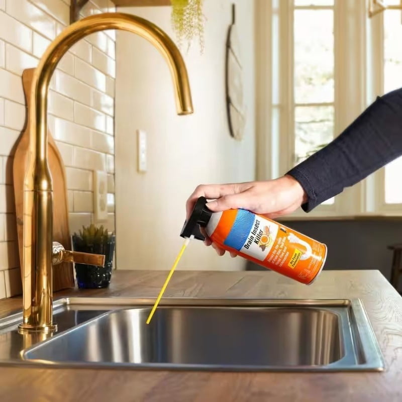 8 oz. Drain Insect Killer Aerosol Spray