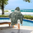 thumbnail image 3 of Yayeee Kids Hooded Towels Toddler Soft Absorbent Beach Bathing Wrap 50" x 23.5", Cute Ghosts Playing, 3 of 5
