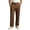 a01Brown, variant on LODIENY Mens Linen Casual Dress Pants Pleated Front Old Money Straight Leg Baggy Trousers Fall Relaxed Fit Slacks Work Trousers Khaki XL