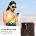 thumbnail image 3 of IBAOLEA Liquid Crystal Glitter Designed for iPhone 11 Pro Max Case (2019) - Crystal Quartz Rose Quartz, 3 of 7