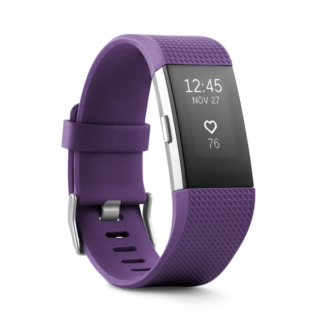 Pulsera deportiva Fitbit Charge 2 Heart Rate Plum Large