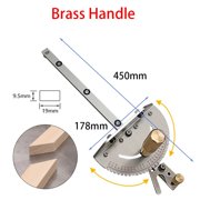 Miter Gauge Aluminum Table Saw Router Miter Gauge Sawing Assembly Ruler Woodworking Tool ,High Precision