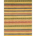 thumbnail image 1 of Ahgly Company Indoor Rectangle Abstract Light Brown Abstract Area Rugs, 2' x 4', 1 of 6