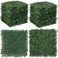 thumbnail image 2 of PRZL 24 Pcs Artificial Grass Wall Panels 19"x19", Privacy Fence for Backyard, Boxwood Hedge Wall Panels Privacy, Screen Sun Protected Fake Leaves Wall Decor, 2 of 18