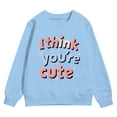 thumbnail image 4 of Toddler Valentines Day Outfit Boy Crewneck Sweatshirt Lover Heart Letter Print Long Sleeve Pullover Girls Sweaters for Toddler Girls 5-6 Years, 4 of 4