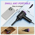 thumbnail image 3 of Goweto Compressed Air Duster - Air Blower - Keyboard Cleaning Kit - Energy Efficient - Environmental Alternative to Spray Air Can - 5.74 oz Powerful Motor(Purple), 3 of 7