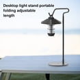 thumbnail image 3 of Visland 1 Set Camping Lantern Stand Height Adjustable Foldable Portable Heavy Duty Metal Outdoor Hiking Tent LED Light Pole Holder Hook Hanger Rack, 3 of 8