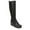 Black Smooth Wide Calf, variant on SOUL Naturalizer Womens Adrian Knee High Wedge Boots - Medium & Wide Width