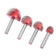 thumbnail image 5 of Round Bottom Milling Cutter, Round Bottom Knife 4pcs High Hardness Hard Carbide  For Industry ANGGREK Round Bottom Milling Cutter, 5 of 8