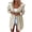 Beige, variant on Fartey Womens Windbreaker Long Sleeve Zip Up Drawstring Waist Outdoor Jacket Fashion Solid Color Hooded Jackets Lightweight Fall Trench Coats