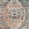 thumbnail image 6 of SAFAVIEH Merlot Joselyn Floral Bordered Area Rug, Navy/Aqua, 4' x 6', 6 of 7