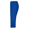 thumbnail image 6 of WAYUTE Leggings for Women Tummy Control Solid Pants Lace Patchwork Perforated Pants Casual Stretchy Fit Daily Wear M, 6 of 7