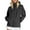 Black, variant on Ladies' Loose Comfortable Fashionable Windproof Waterproof Outdoor Jacket With Characters (EXPLORATION), Perfect for Adventures and Daily Comfort,Black M