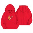 thumbnail image 3 of Weebloom Kids Halloween Hoodies For Boys Girls Cute Graphic Fleece Toddler Hoodie Pullover Tops With Pocket,Size 4-14 Y, 3 of 4