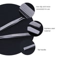 thumbnail image 3 of OULII 3Pcs Metal Tweezer Set for Picking up Beads with Simple Design and Travel Use, 3 of 8