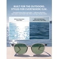 thumbnail image 4 of Women's Polarized Sunglasses – Lightweight 16.5g TR90 Frame, UV400 Protection Classic Fashion Shades for Driving Fishing Beach Outdoor, 6 Colors Available, 4 of 6