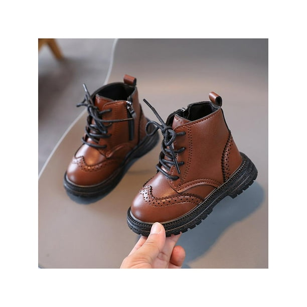 Bottines top bout rond