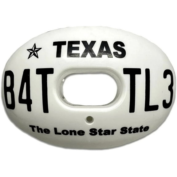 Battle Sports Texas Plate Adult Oxygen Lip Protector Mouthguard