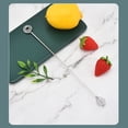 thumbnail image 7 of Reusable Coffee Stirrers, Stainless Steel Mixing Sticks, Sturdy Bartender Stirrers, Drink Accessory with Decorative Design, Multi-Function Tool for Drinks Mixing Bar Cafe Tea, 1Pc(Silver1,9.4x0.7"), 7 of 7