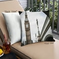 thumbnail image 1 of Ahgly Company Sites Big Ben Outdoor Throw Pillow, 18 inch by 18 inch, 1 of 6