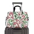 thumbnail image 2 of 16" Laptop Briefcase for Work Travel Laptop Shoulder Bag Carrying Handbag Laptop Case Red and Green Candy-cane, 2 of 8