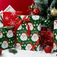 thumbnail image 5 of GRD Christmas Wrapping Paper, Reversible Green Santa, Red Snowflake Design Gift Wrapping Paper Suitable for Christmas, Mini Roll (17 Inch X 32.8 Feet), 5 of 13
