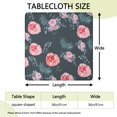 thumbnail image 2 of Square Tablecloth with Elastic Edges 36 * 36 Inch Waterproof Pioneer Table Cover Washable Indoor and Outdoor for Party Kitchen Dinner Banquet Patio Picnic, 2 of 6