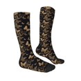 thumbnail image 4 of Lsque Modern Golden Butterfly Printed Crew Socks Men's Women's LightWeight Thin Casual Calf Socks ,Knee High Socks,Cotton Socks, 4 of 9