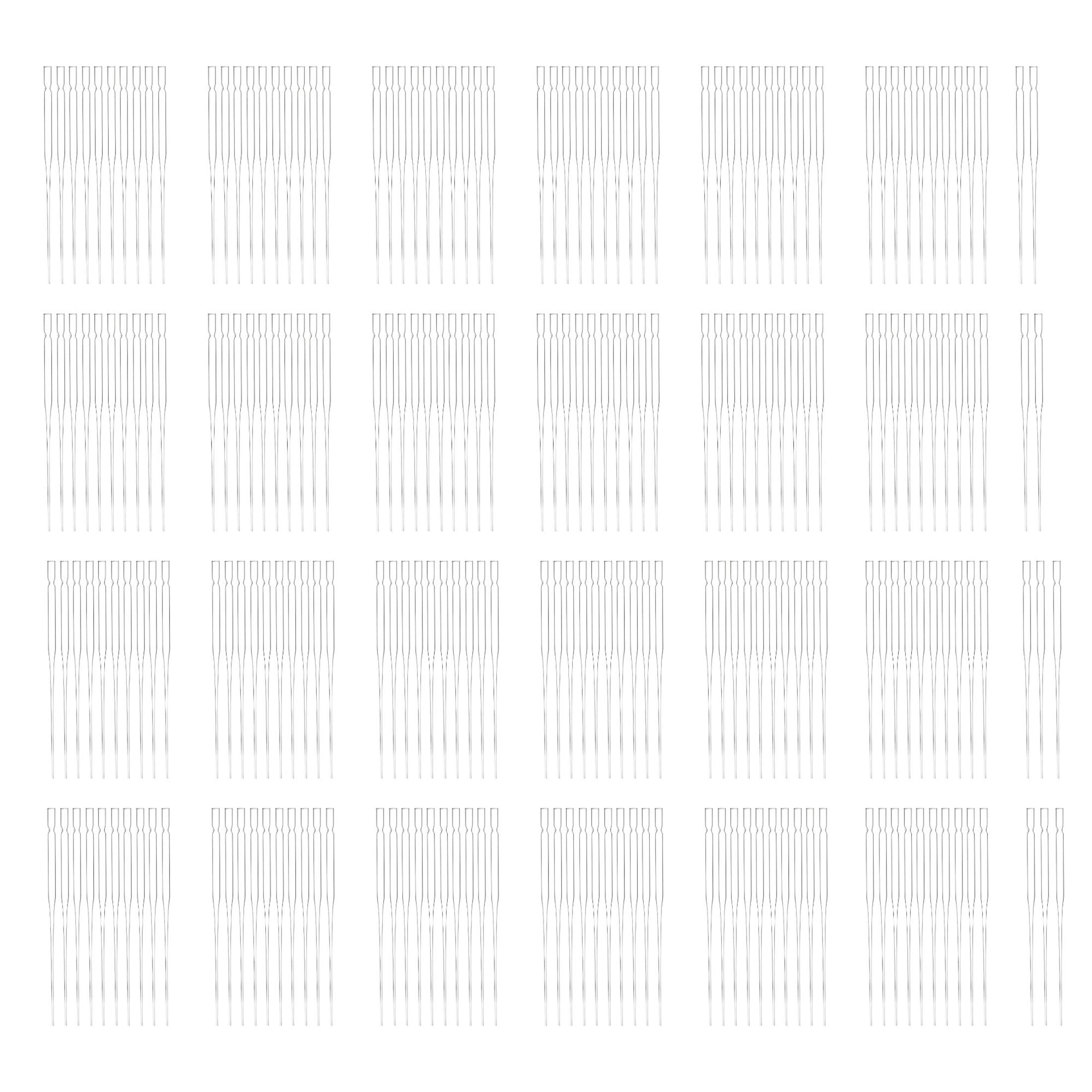 Eisco Labs - 250PK Disposable Pasteur Pipettes, Soda Glass, No Teat - Liquid Handling for Laboratory, Biology, Chemistry, Classroom, and Field Use - 250 Glass Pipettes