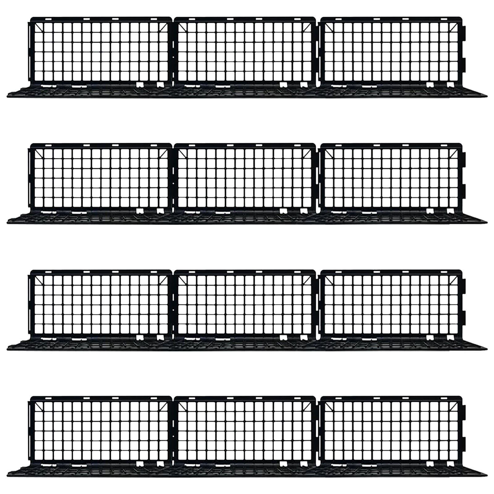12 Pcs Under Couch Blockers, Furniture Underneath Stoppers, Plastic Under Bed Blockers, Couch Gap Protectors, Spliced Barriers to Stop Pets or Small Items from Going Under Sofa, Bed