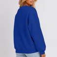 thumbnail image 5 of Sweatshirt for Women Oversized Crewneck Long Sleeve Pullover Fleece Top 2025 Fall Winter Fashion Outfits Clothes,Size S-2XL, 5 of 6