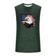 thumbnail image 3 of Tanque Deportivo de Cuello Redondo de la Impresión de la Moda Casual de los Hombres, Blusa de Poliéster sin Mangas para el Uso Diario Al Aire Libre, 3 of 5