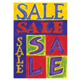 thumbnail image 1 of Toland Home Garden Sale Block 28 x 40 Inch Decorative Colorful Business Sign Double Sided House Flag, 1 of 1