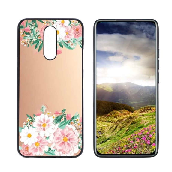 Compatible with LG Xpression Plus 2 Phone Case, Floral-Flowers-Cute56 Case Men Women, Flexible Silicone Shockproof Case for LG Xpression Plus 2