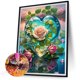 thumbnail image 5 of Pintura de diamante 5D DIY, taladro redondo completo, Kit de rosa de ensueño, decoración del hogar, 30x40cm, 5 of 9