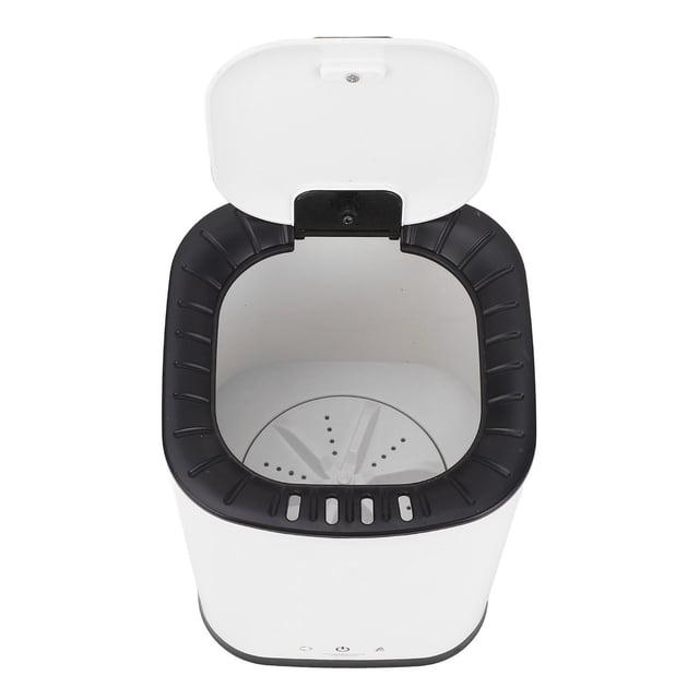 Portable Washing Machine LED Display Automatic Efficient Cleaning Quiet Mini Washer for Sock Underwear, Simple to Use, Built in Rollers Portable Washer for Camping, Dorm