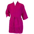 thumbnail image 1 of Terrytown Thigh Length Waffle Weave Kimono Robe Hot Pink, 1 of 1