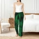 thumbnail image 4 of Balery Green Leave Fern Pantalones de pijama para mujer, pijamas ultraligeros, pantalones de estar por casa-Medium, 4 of 6