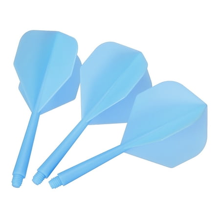 Uxcell Integrated Dart Shaft and Flights, 15 Pack 2BA Screw Plastic Dart Flights, Blue