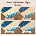 thumbnail image 7 of Design&I 8'x10' Washable Area Rug Sleek Flatweave Pet Friendly Surfboard Wave Stripe Nautical Border Aesthetics Surf Bathroom for King Size Bedroom, Under Bed, 7 of 7