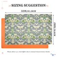 thumbnail image 6 of Yayeee Doormat for Inside 20"x32" Absorbent Low-Profile Washable Non-Slip Rubber Backed Entryway Rug, Beige Floral, 6 of 8