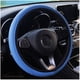 thumbnail image 3 of Funda para volante de coche, protector de volante de coche, diámetro 38 cm (15"), piel, 3 of 5