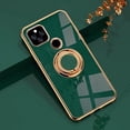 thumbnail image 4 of Compatible with Google Pixel 5A Case Silicone TPU Shockproof Google Pixel 5A Phone Case with Magnetic Ring Kickstand Plating Anti-Scratch Cases (Night Green), 4 of 14