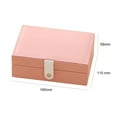 thumbnail image 4 of Multi-Functional Jewelry Box Portable PU Leather Casket Large Capacity Jewelry Organizer Storage Case for Rings Earrings Hand Chain, 4 of 7