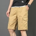 thumbnail image 6 of Hurxie Deals Khaki Shorts for Men Big And Tall Gym Shorts Mens 4x Mens Shorts with Pockets XXXXL ( Big and Tall Men's ), 6 of 8
