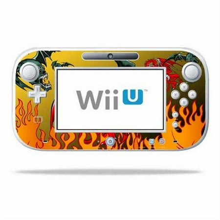 MightySkins NIWIIUGP-Dragon Breath Skin Compatible with Nintendo Wii U GamePad Controller Wrap Sticker - Dragon Breath