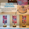 thumbnail image 3 of Touch-Control 3-Color Desk Lamp with Plug – Energy-Saving LED + 3 Simultaneous Charging Ports Tie-dye Snowflake, 3 of 8